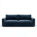 Sofa, 2-osobowa w kolorze niebieskim sofa w poliestrze, 180 x 90 x 85 cm