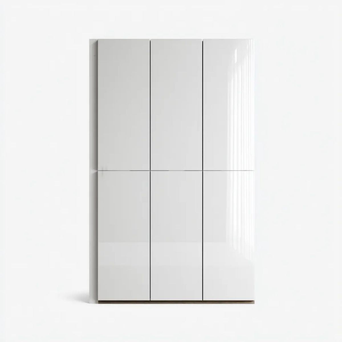 Szafa, Szafka 3 drzwi w kolorze białym, MDF 120 x 52 x 200 cm